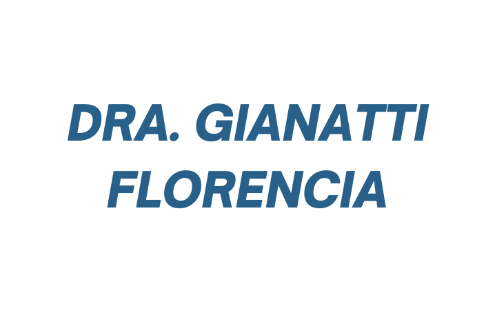 Dra Gianatti Florencia
