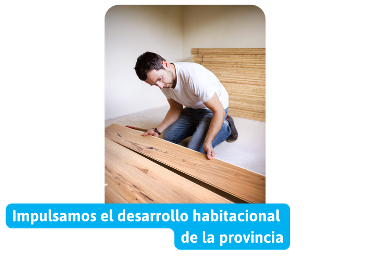 Empresa constructora trabaja en una casa