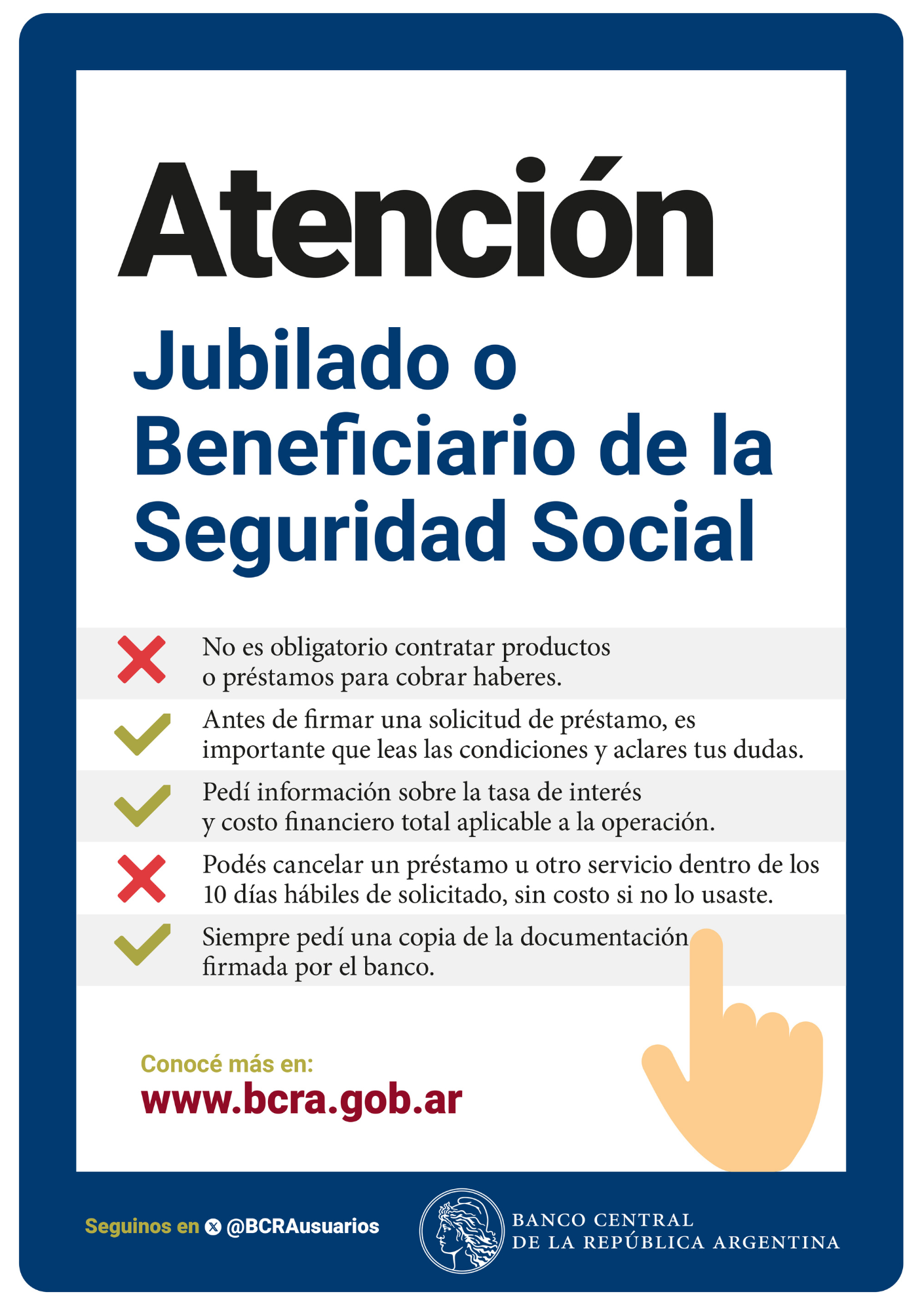BCRA_2026_4 Cartel BCRA Jubilados y Beneficiarios de la Seguridad Social